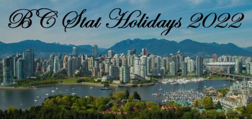 British Columbia Public Holidays 2022