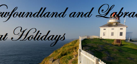 Newfoundland and Labrador Public Holidays 2022
